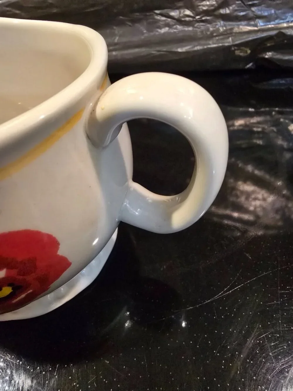 Pioneer Woman Creamer Flea Market Stoneware Floral 3.25